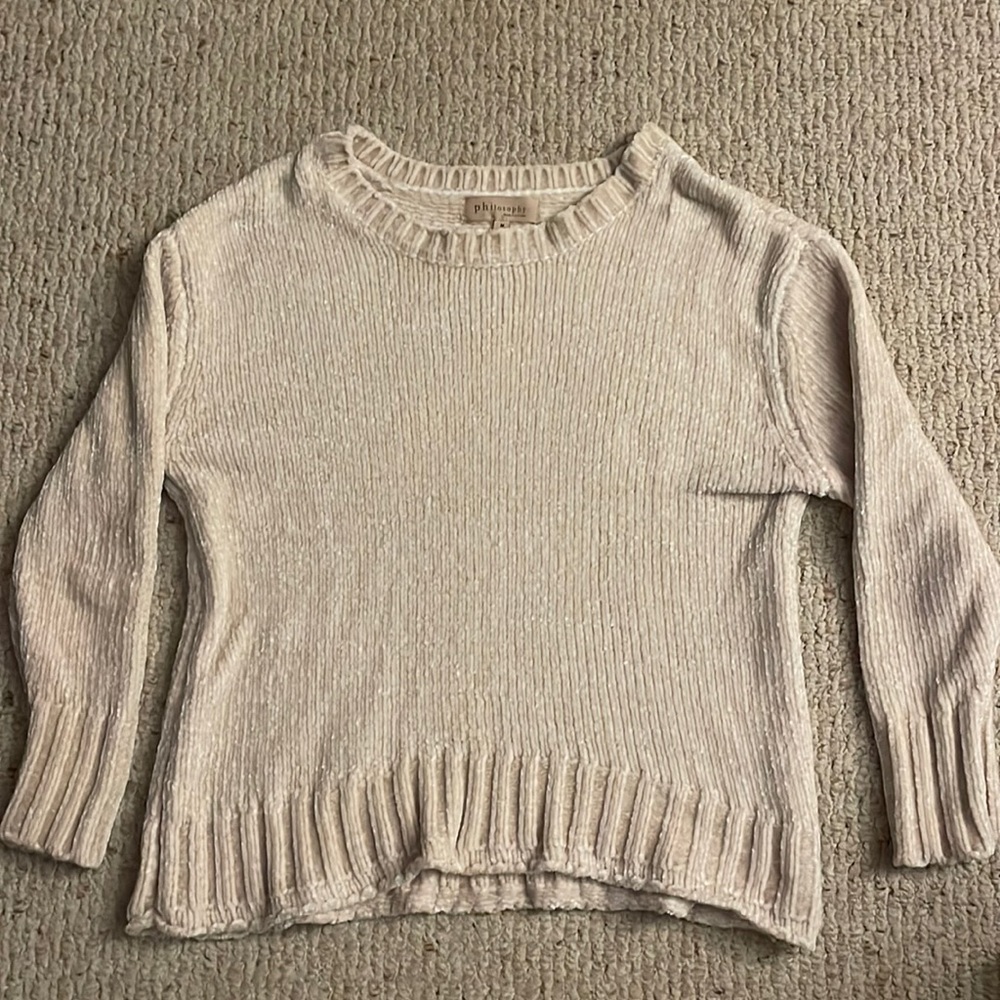 Cream/white Color Sweater Size Medium Philosophy